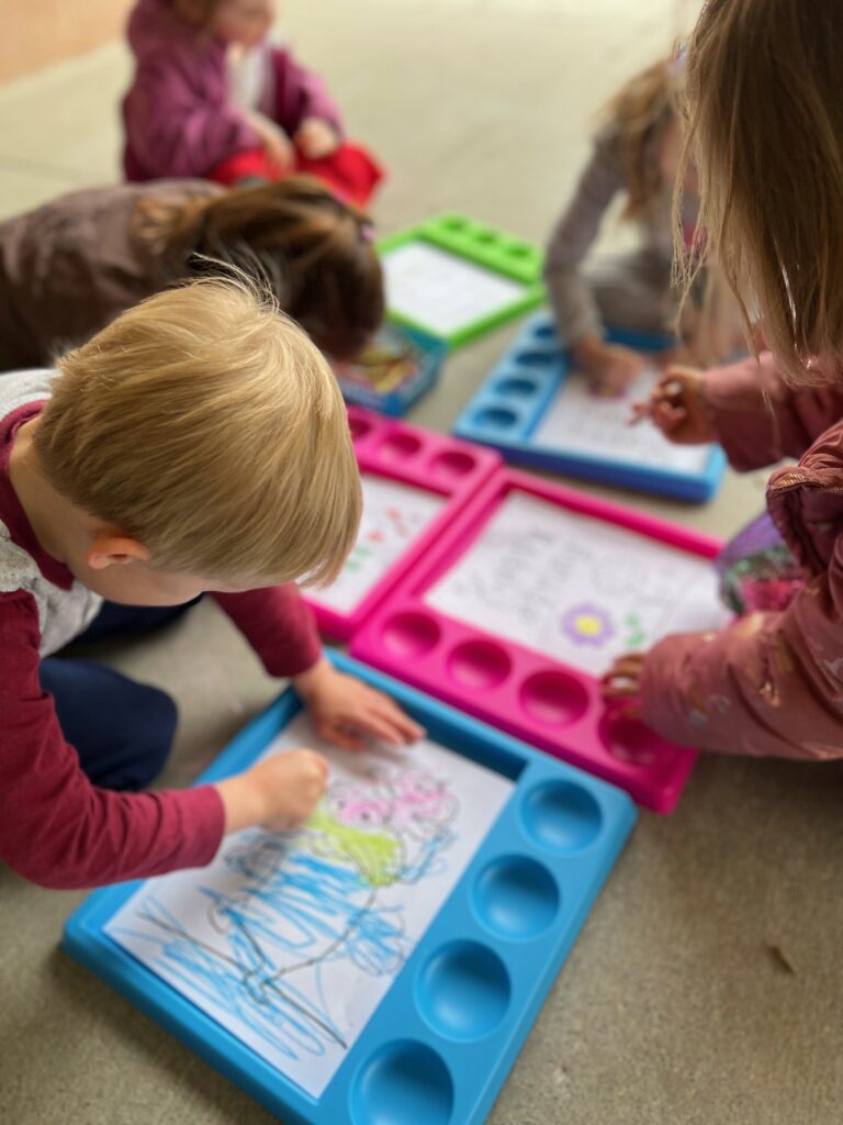 Children at play at Teddy Bear Day Care and Preschool